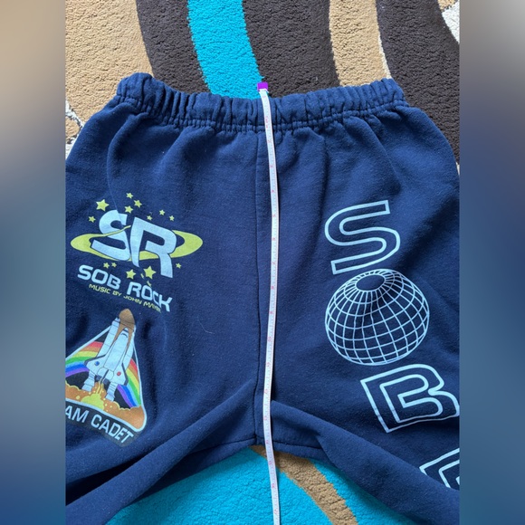 John Mayer SOB ROCK Dream Cadet Tour Merch Navy Sweatpants Joggers - Picture 7 of 10